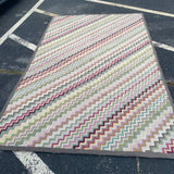 Dash & Albert Pastel Zig Zag Wool Rug 5' x 8'