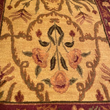 Red and Tan Tufenkian Armenian Designer Rug 3' x 5'4"
