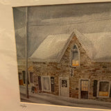 water color painting signed by John Shea