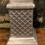 Pair of Silver Tone Obelisks