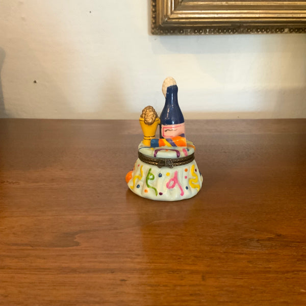 small porcelain box