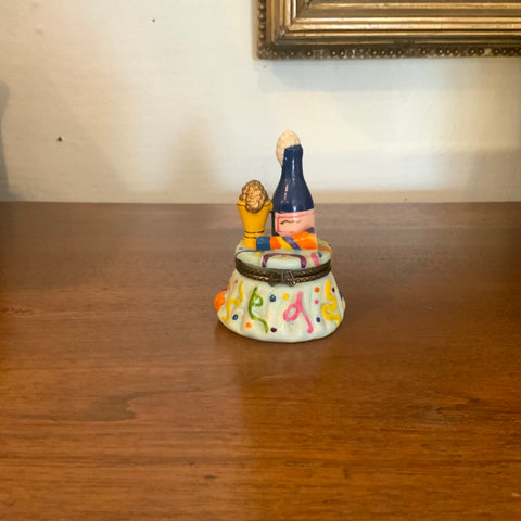 small porcelain box