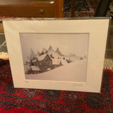 water color painting signed by John Shea