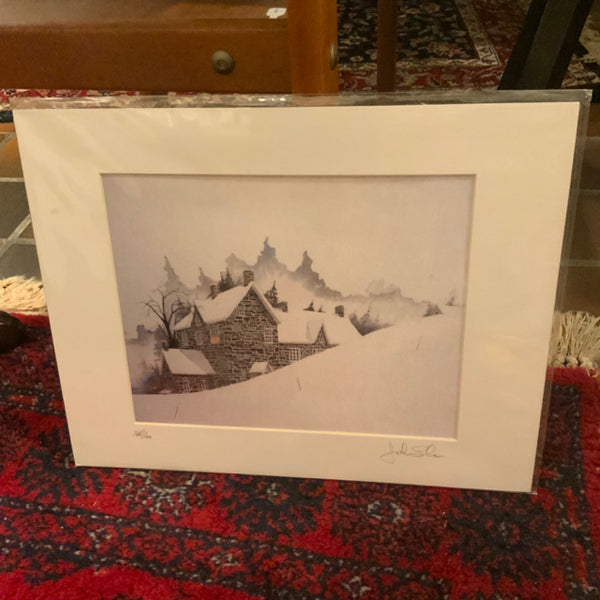 water color painting signed by John Shea