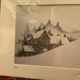 water color painting signed by John Shea