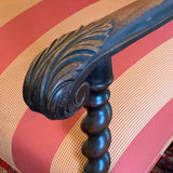 Barley Twist Frame Chair with High Back