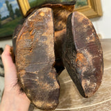 carved African man sculpture