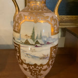 Nippon lanndscape scene vase