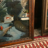reverse glass painting Chinese