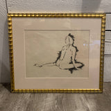 Original Sketch by Richard Prince female nude