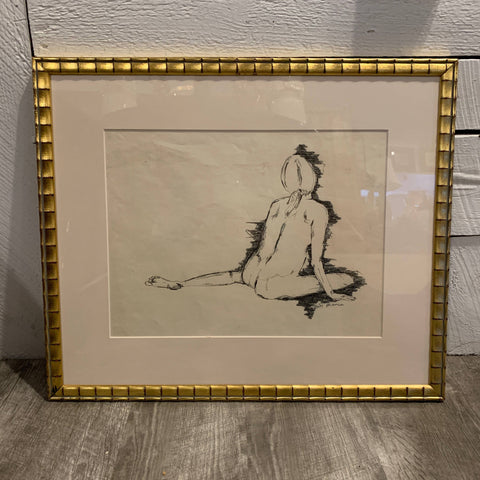 Original Sketch by Richard Prince female nude