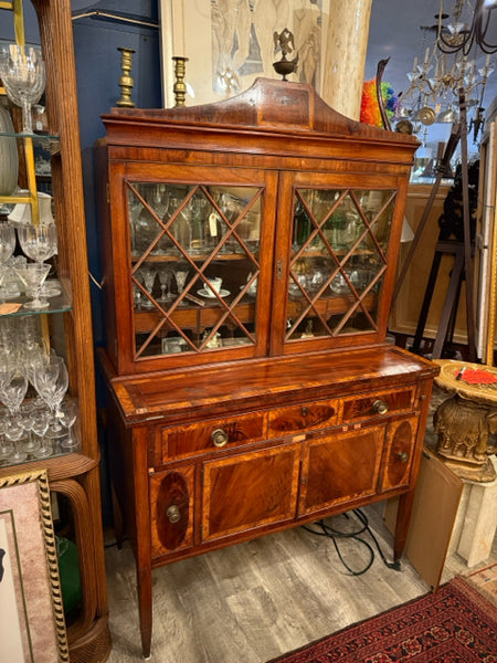 Banded Inlaid Federal Style Secretary Desk