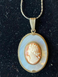 Sterling Cameo Necklace From Italy