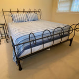 Iron King Size Sleigh Bed