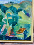 Painting of Chateufort, France 12/6/83 by Richard Fraenkel
