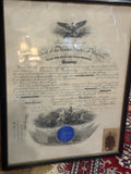 Theodore Roosevelt signed Presidential document