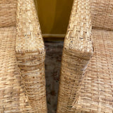 Pair of rattan chairs