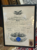 Theodore Roosevelt signed Presidential document