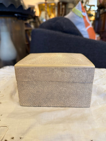 R & Y Augousti Paris Ivory Shagreen Box