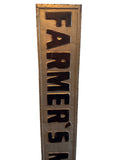 Metal Farmer's Market sign