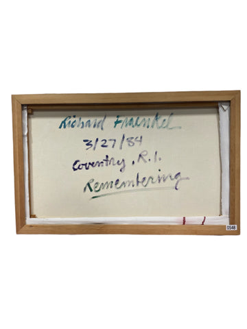 Painting 'Remembering' by Richard Fraenkel
