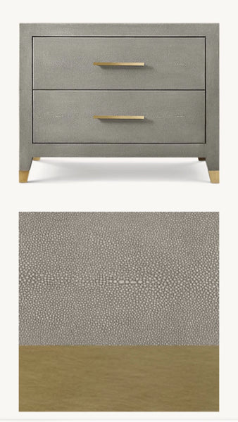 Shagreen Nightstand from Restoration Hardware