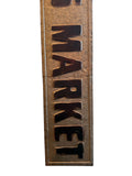 Metal Farmer's Market sign