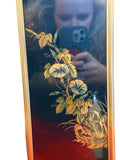 Painted Wall Mirror by Harrison for La Barge, 1993