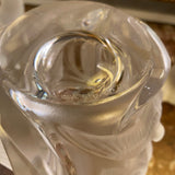 Lalique Martinets Sparrows Vase - Signed