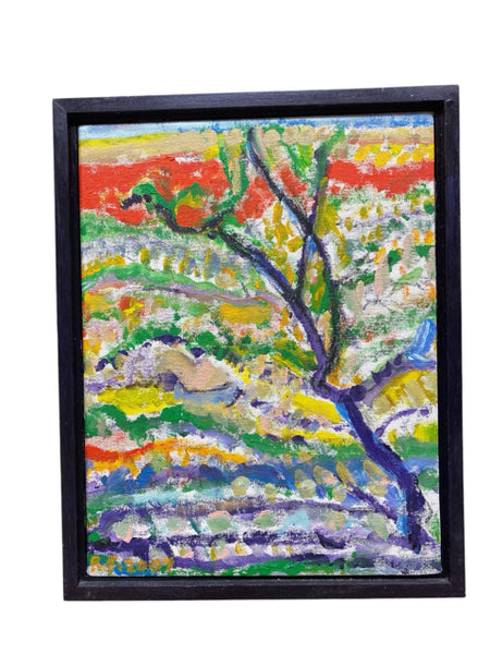 Painting 'Field, Mallemort France' by Richard Fraenkel