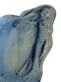 Blue Art Nouveau Plate 'Tara's Harp'