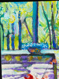 Painting 'Memory, Terrace' by Richard Fraenkel