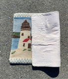 Handmade Lighthouse and Sail Boat Rug