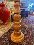 Turned Wood Floor Lamp
