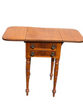 Drop Leaf Table with Two Drawers