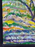 Painting 'Field, Mallemort France' by Richard Fraenkel