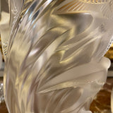 Lalique Martinets Sparrows Vase - Signed