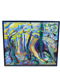 Painting 'Behind Mas de Bonnaud' by Richard Fraenkel