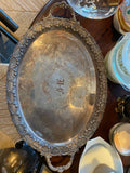 silver plate tray