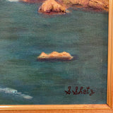 Seascape painting by S. Shatz