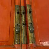 Red Asian Giant Trapezoid Cabinet