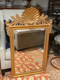 Gold Embellished Shell Mirror