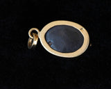 14k Egyptian revival black onyx scarab