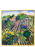 Painting 'Fields' by Richard Fraenkel
