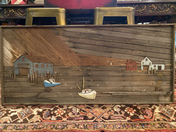 Tom Wojtalak Cape Cod Scene from Cape Cod salvaged wood