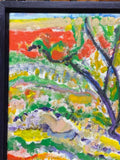 Painting 'Field, Mallemort France' by Richard Fraenkel