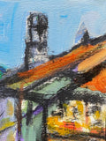 Painting 'Facades' by Richard Fraenkel
