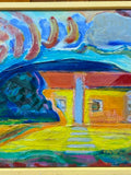 Painting 'The Back of M. Jones House' by Richard Fraenkel