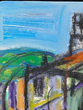 Painting 'Facades' by Richard Fraenkel