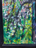 Painting 'Arbes En Fleurs' by Richard Fraenkel